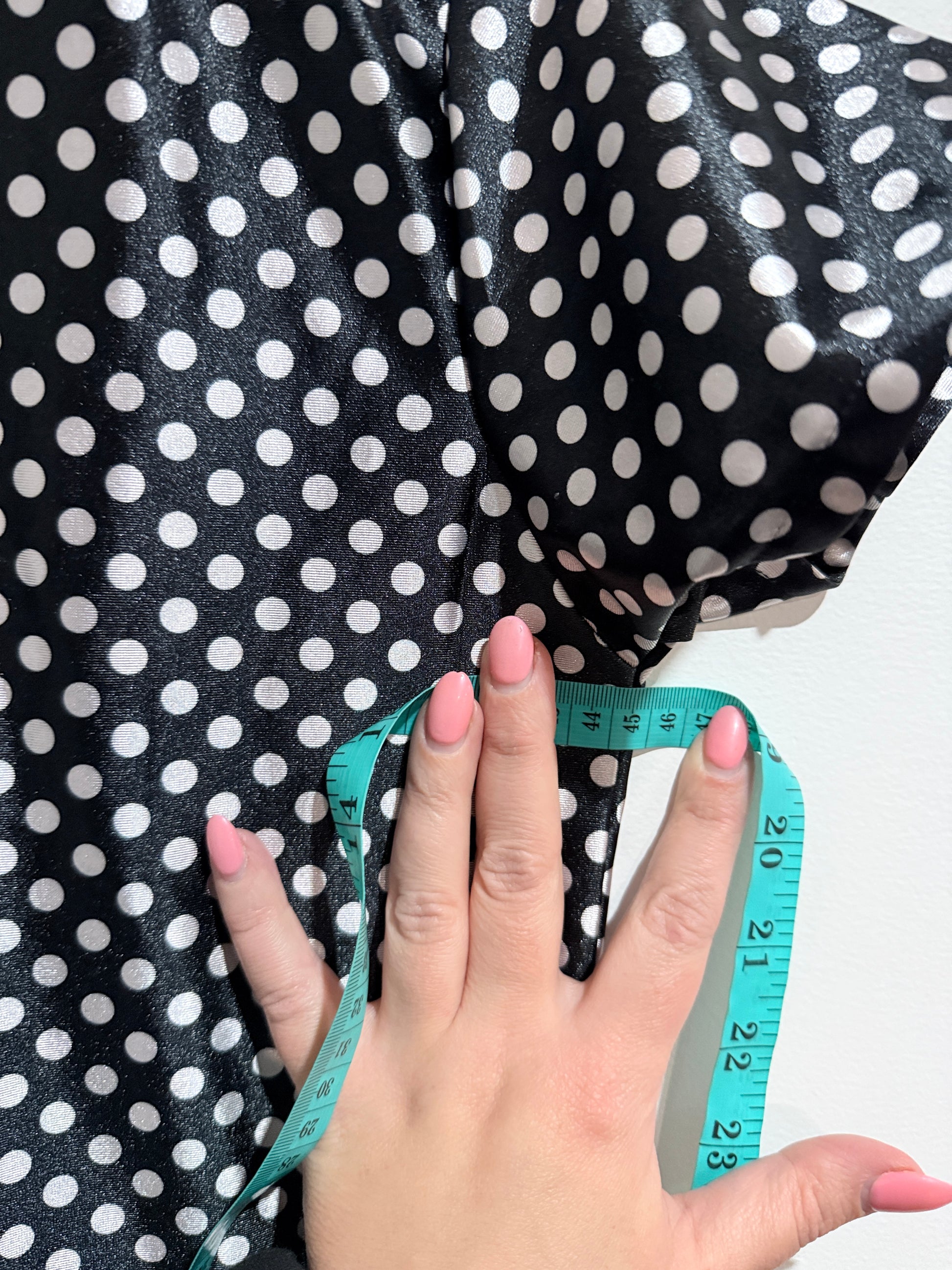 Htp Clothing Olka Dot Button-front Dress Size M-L | U/Arm to U/Arm 45cm