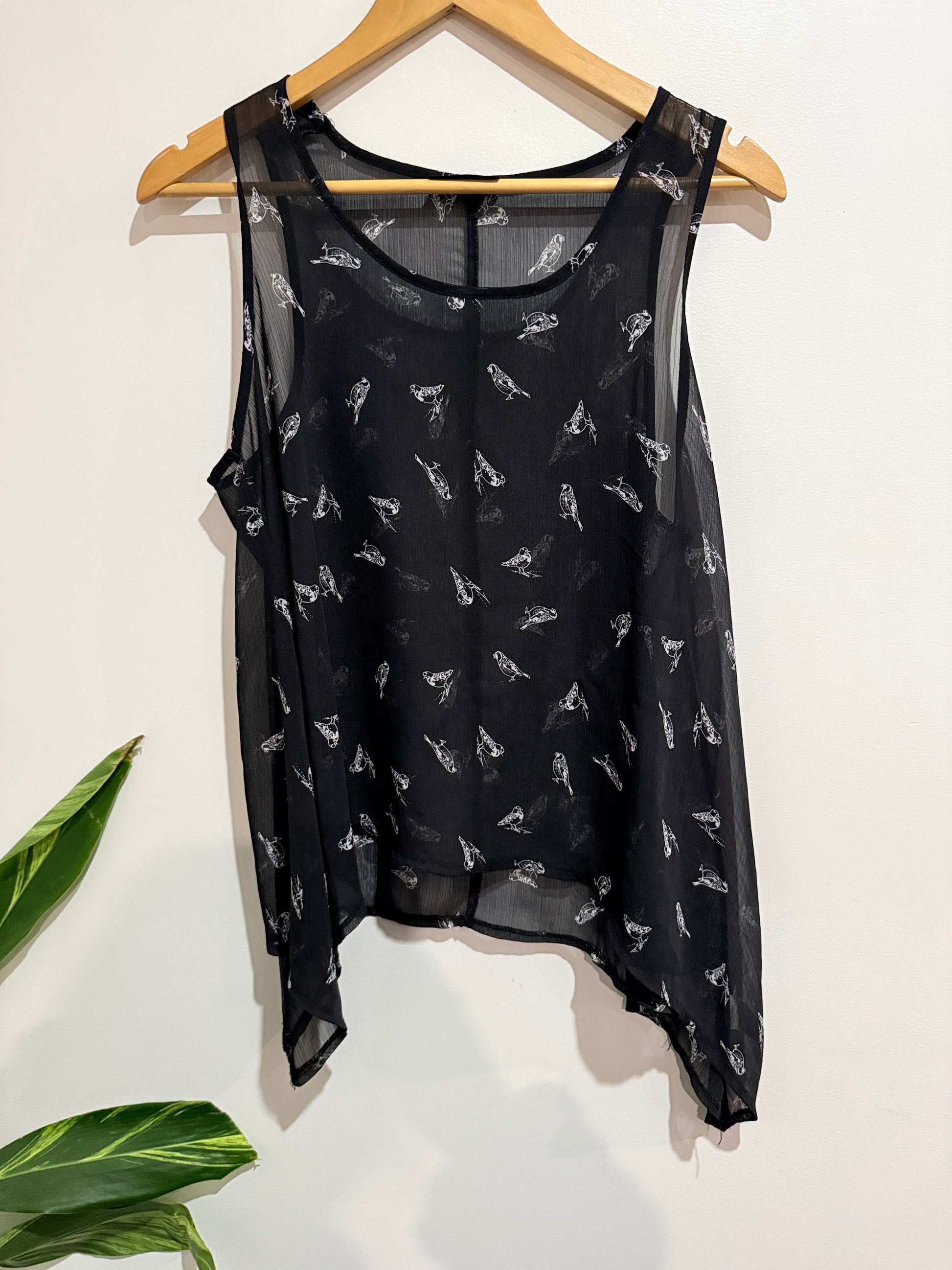 Ignite Sheer Tank Top Size 12