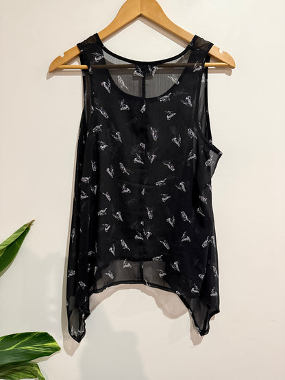 Ignite Sheer Tank Top Size 12