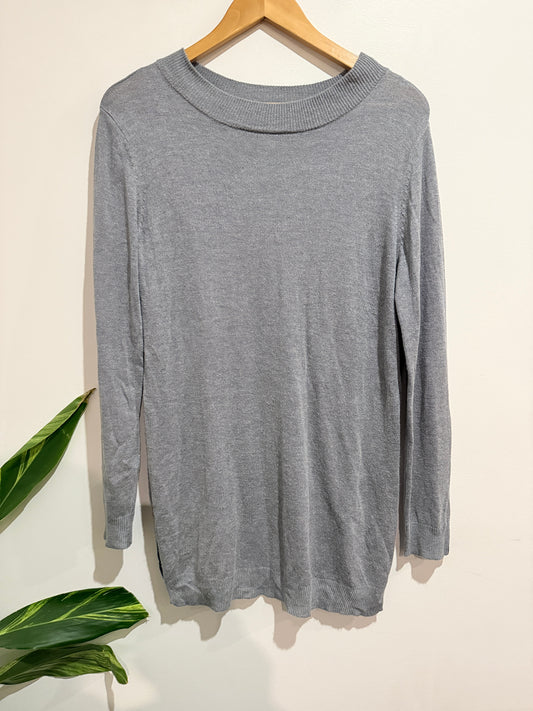 Now Ribbed Knit Tunic Top Size M
