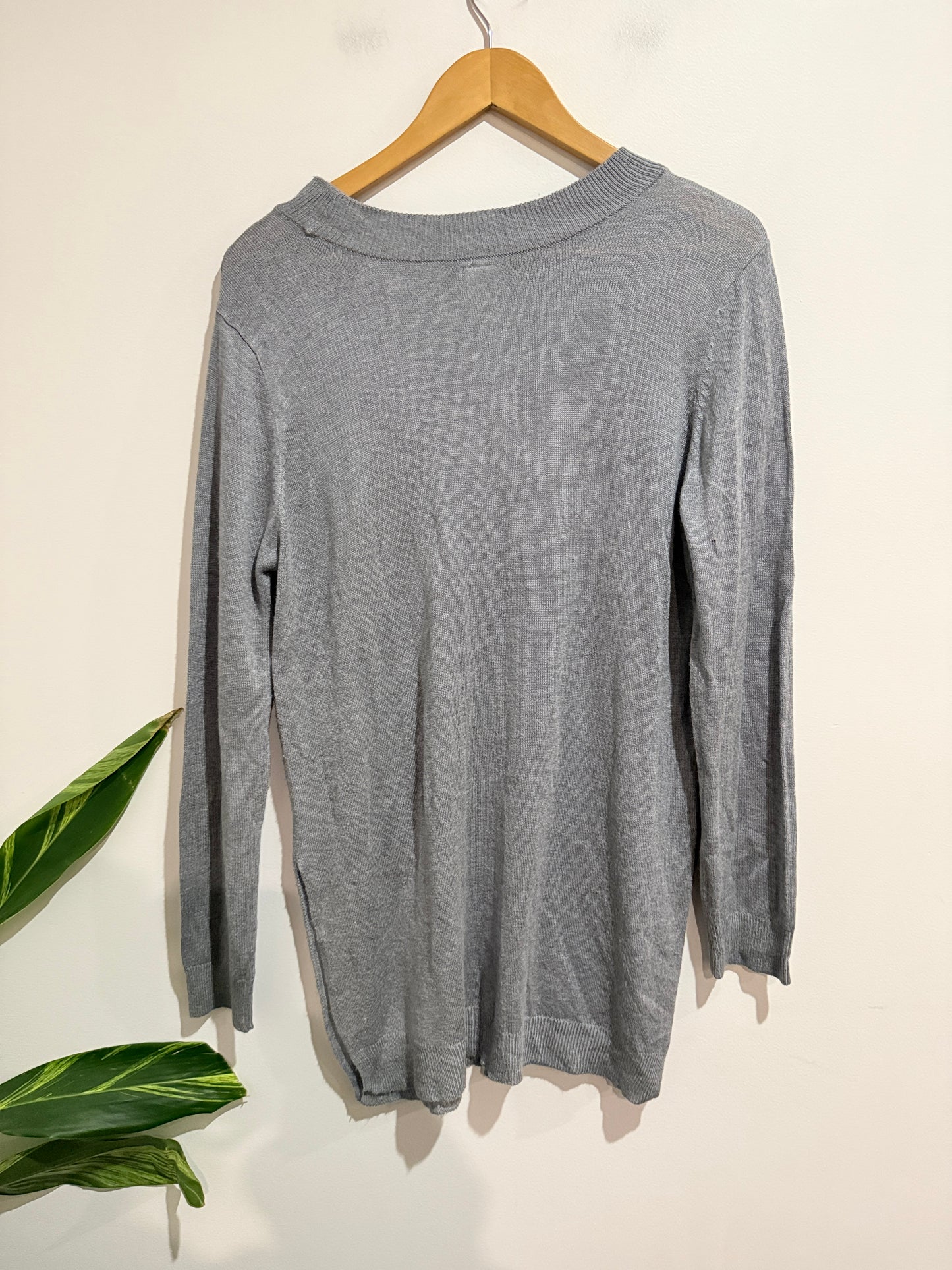 Now Ribbed Knit Tunic Top Size M