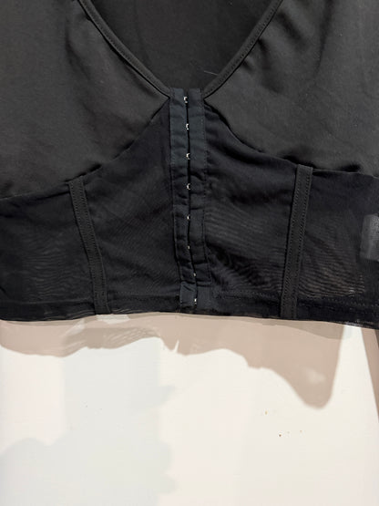 Brand Unknown Long-sleeve Crop Top Size L | U/Arm to U/Arm 42cm