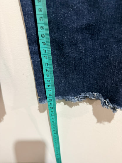 Brand Unknown Frayed Hem Straight-leg Jeans Size Waist 76cm | L 80cm