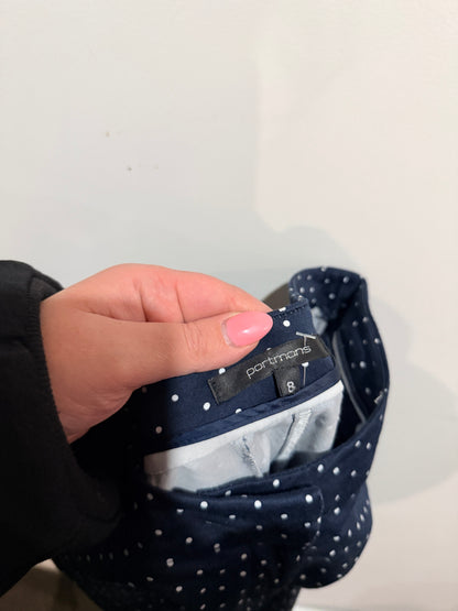 Portmons Polka Dot Trousers Size 8 | Waist 74cm