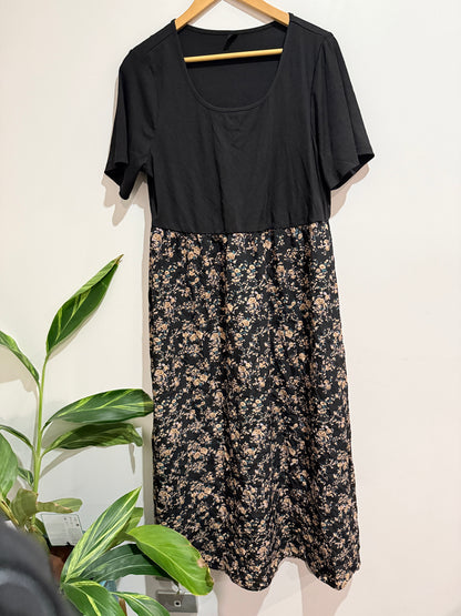 Shein Floral Print A-line Dress Size 2XL