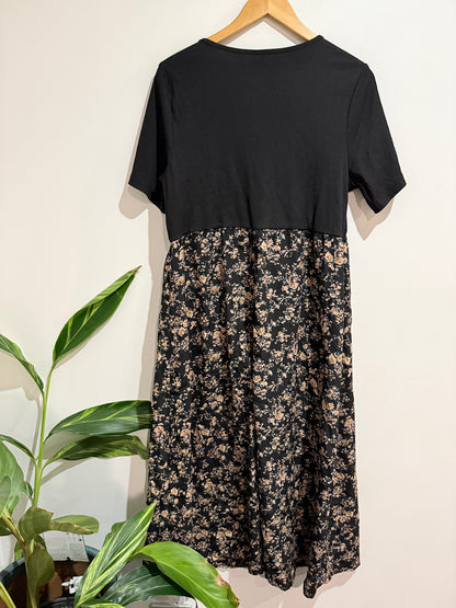 Shein Floral Print A-line Dress Size 2XL