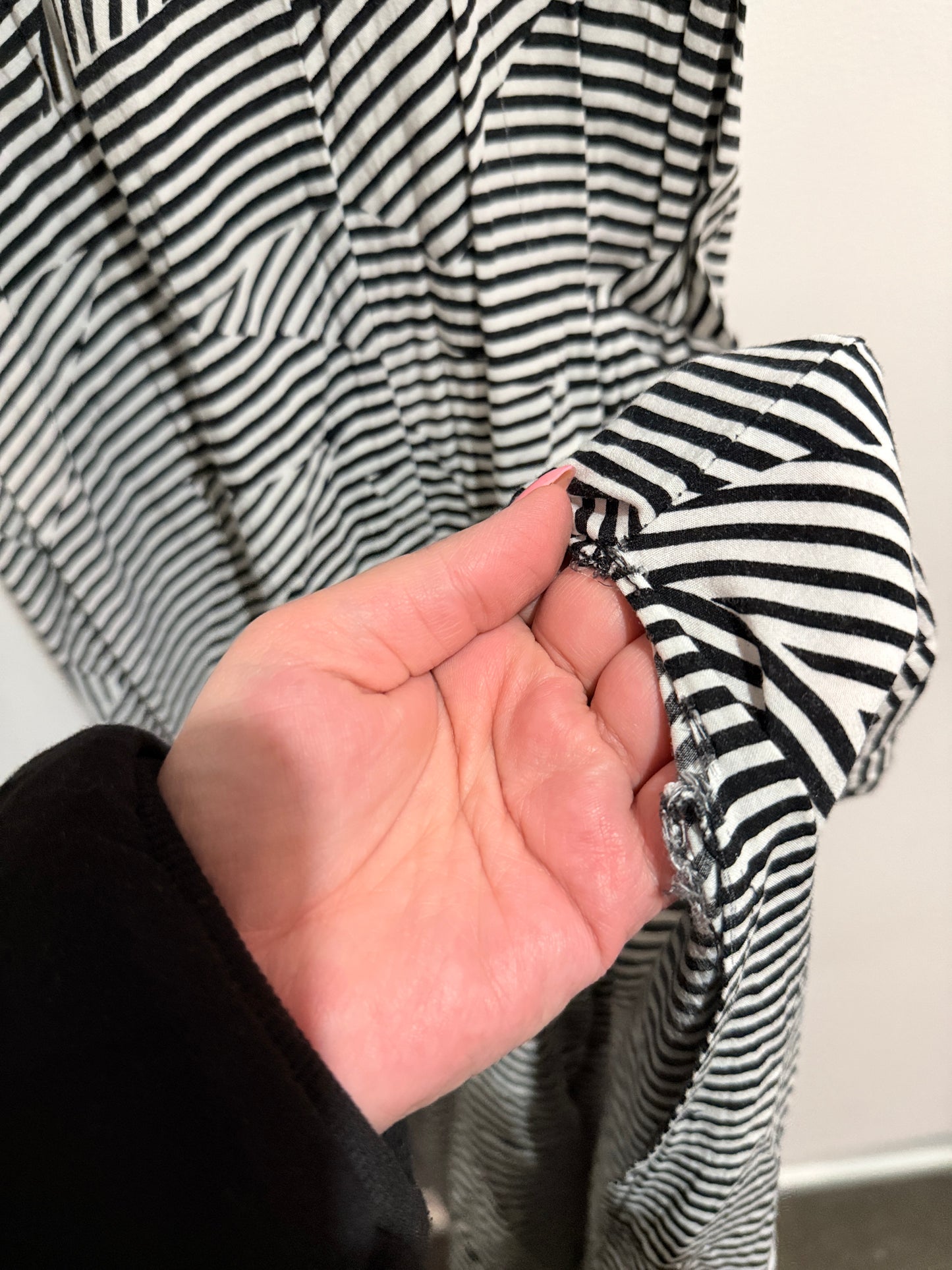Mirrou Striped Maxi Dress Size 10