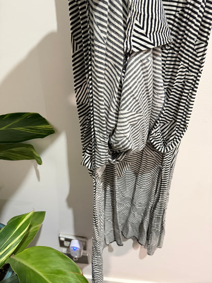 Mirrou Striped Maxi Dress Size 10