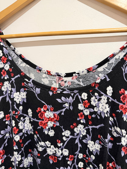 Floral Print Duster Dress Size U/Arm to U?Arm 61cm