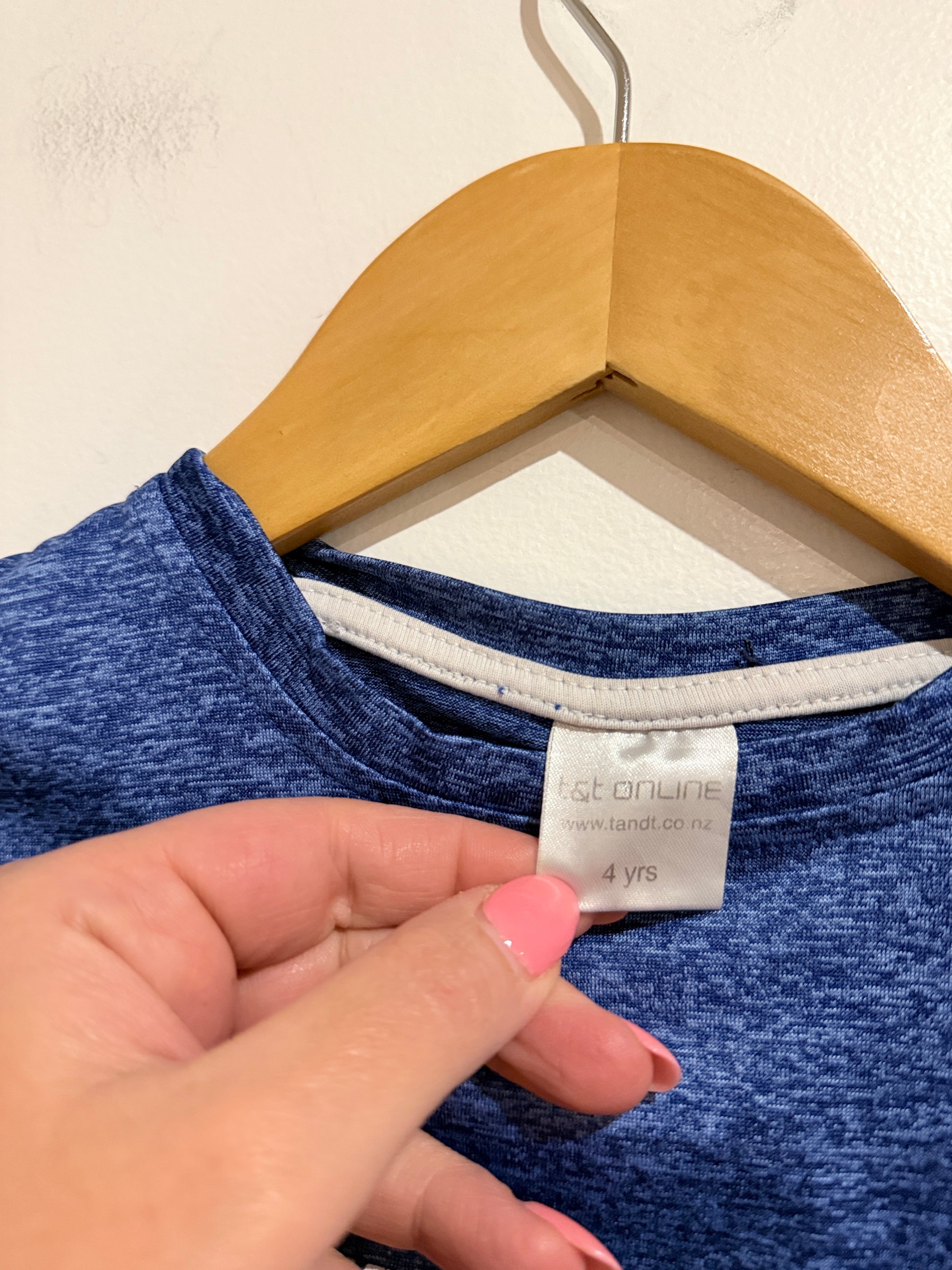 T & T Online Varsity-style Kids' T-shirt Size 4yrs