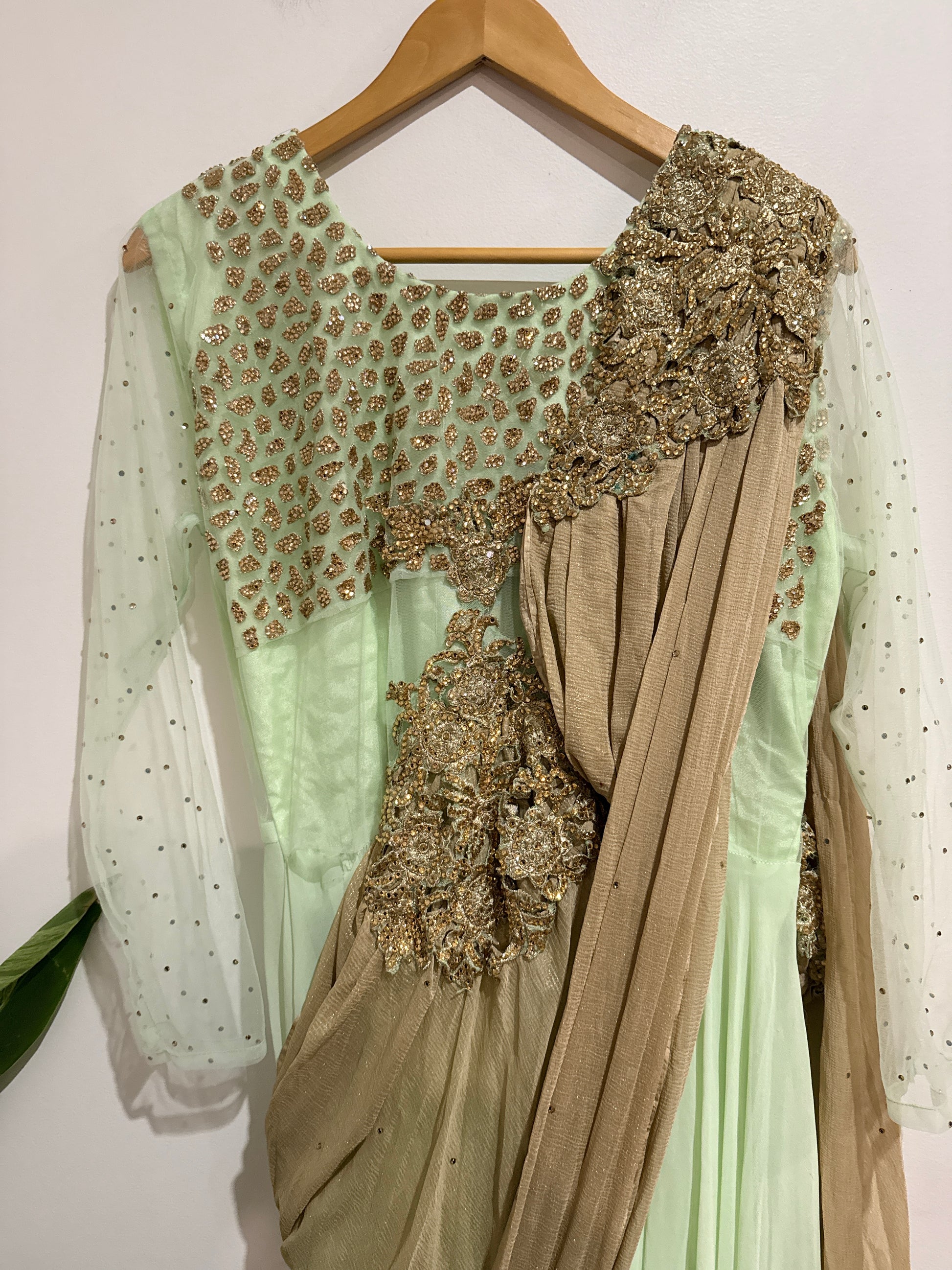 Vipul Embroidered Anarkali Dress Size U/Arm to U/Arm 51cm