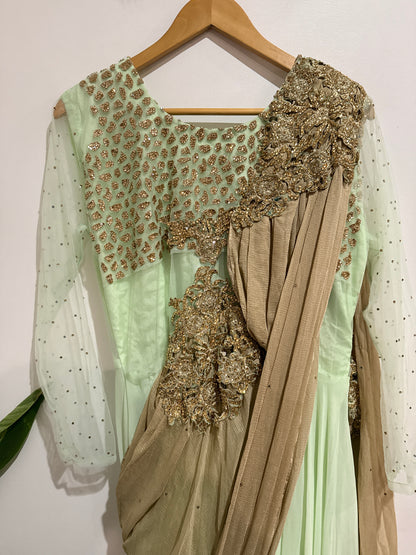 Vipul Embroidered Anarkali Dress Size U/Arm to U/Arm 51cm