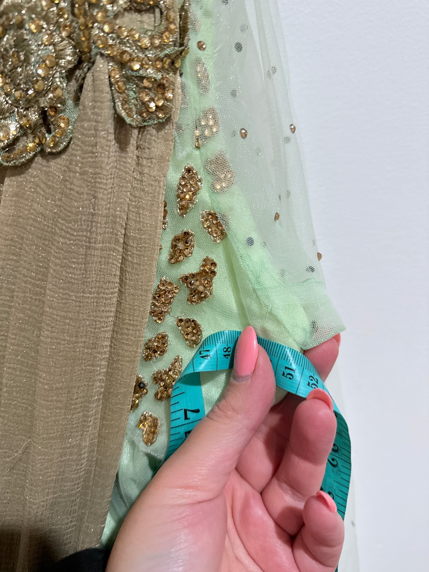 Vipul Embroidered Anarkali Dress Size U/Arm to U/Arm 51cm