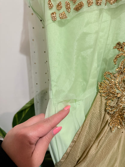 Vipul Embroidered Anarkali Dress Size U/Arm to U/Arm 51cm