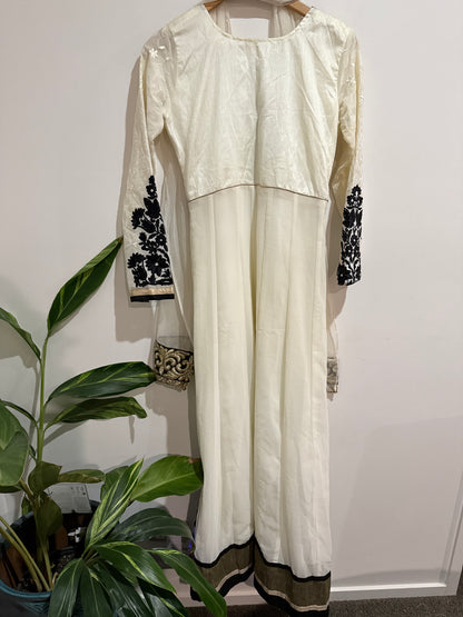 Brand Unknown Anarkali Suit Dress Size U/Arm to U/Arm 46cm | Waist: 80
