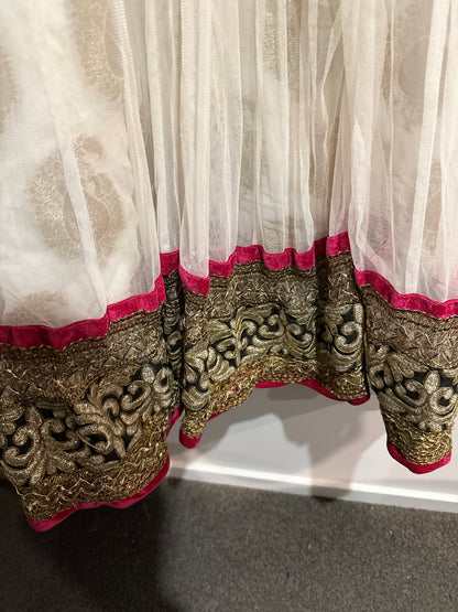Anarkali Party Dress Size U/Arm to U/Arm 49cm | Waist 90cm