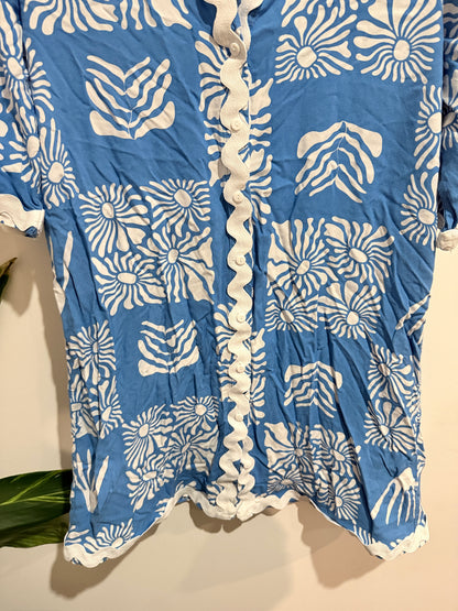 Vine Apparel Floral Print Dress Size 14