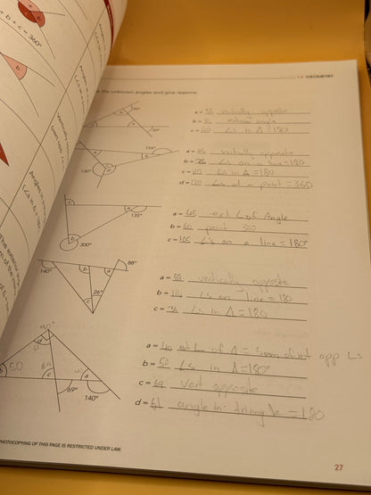Walker Maths 1.6 Geometry: Level 1 NCEA by Charlotte & Victoria Walker