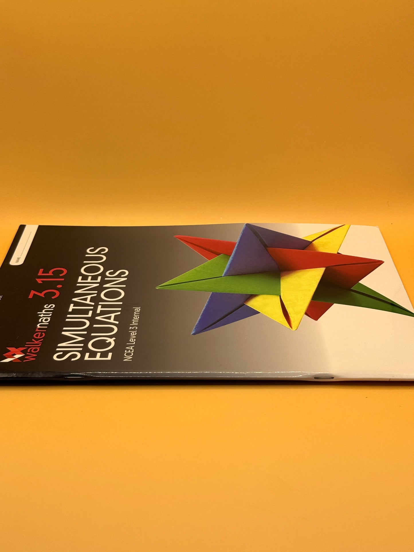 Walker Maths Senior 3.15 Simultaneous Equations Workbook by Victoria Walker Charlotte Walker