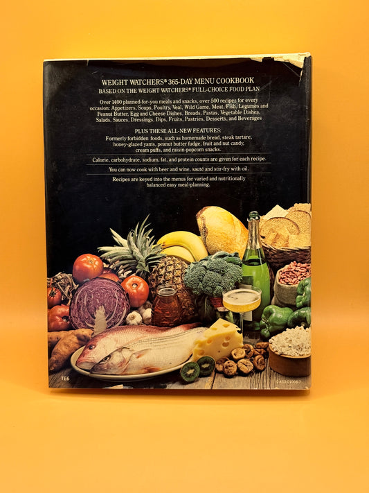 Vintage Weight Watchers 365-Day Menu Cookbook by Jean Nidetch