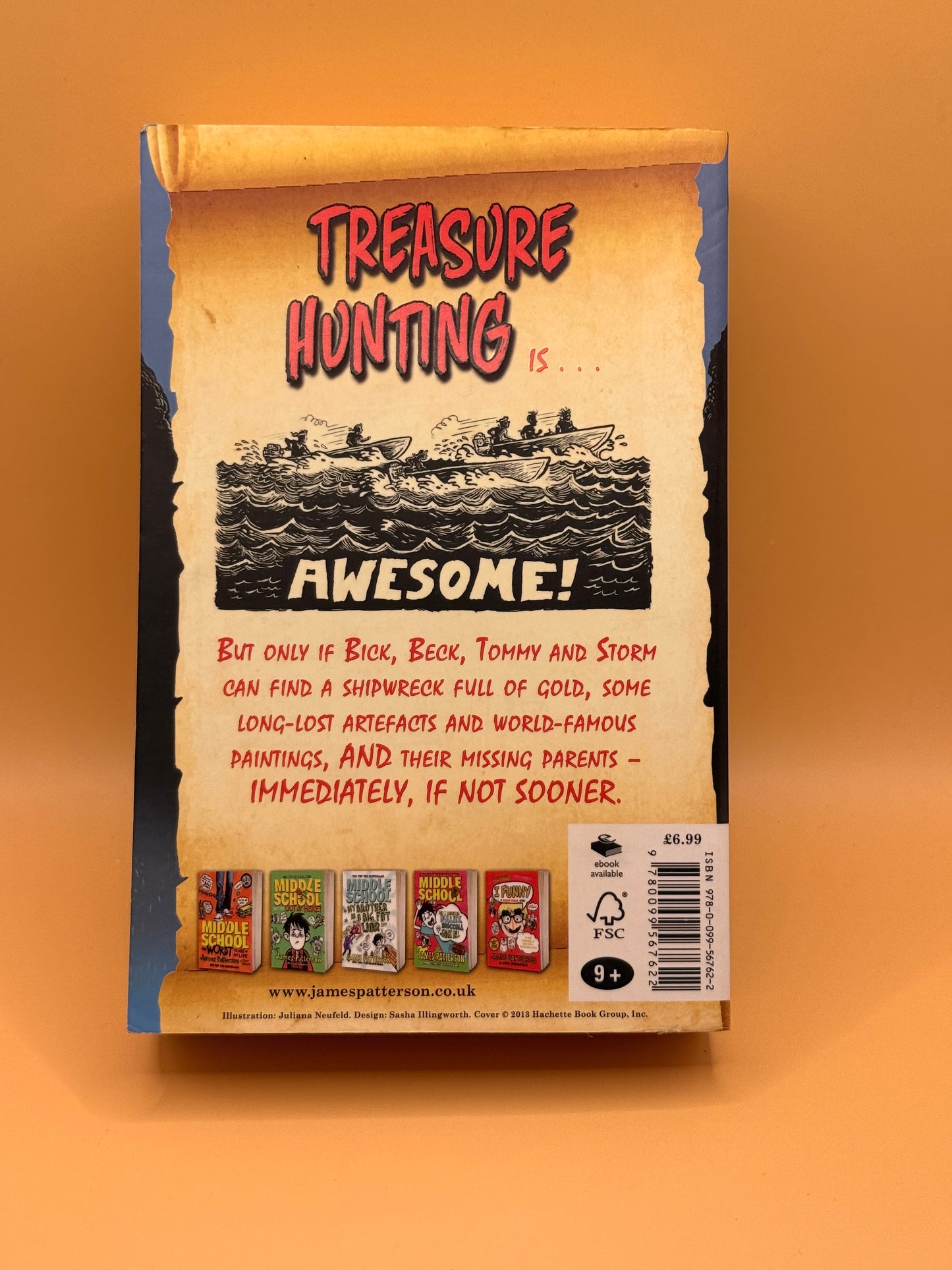 Treasure Hunters by James Patterson and Chris Grabenstein