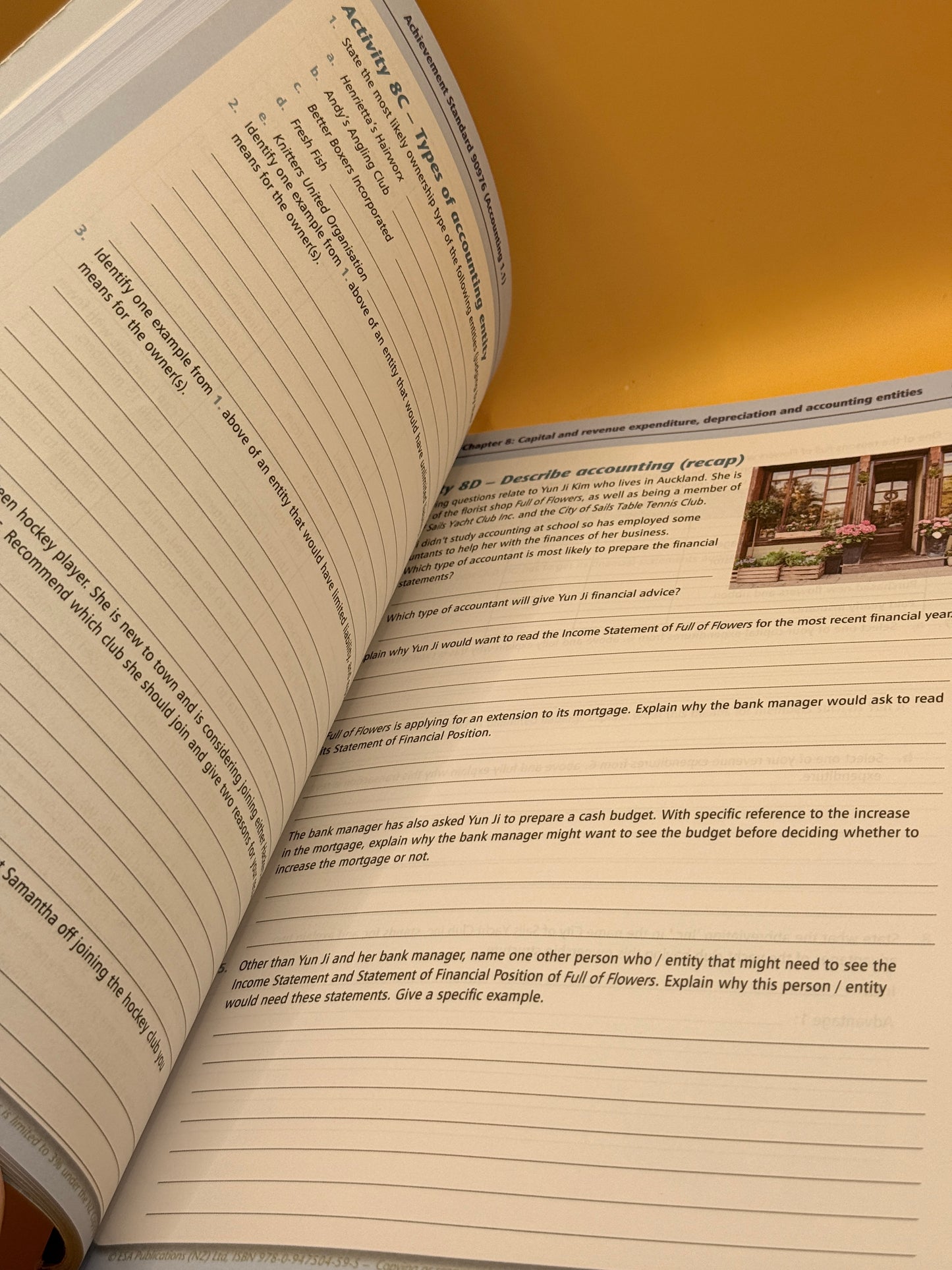 Level 1 Accounting Learning Workbook by Anne Dick