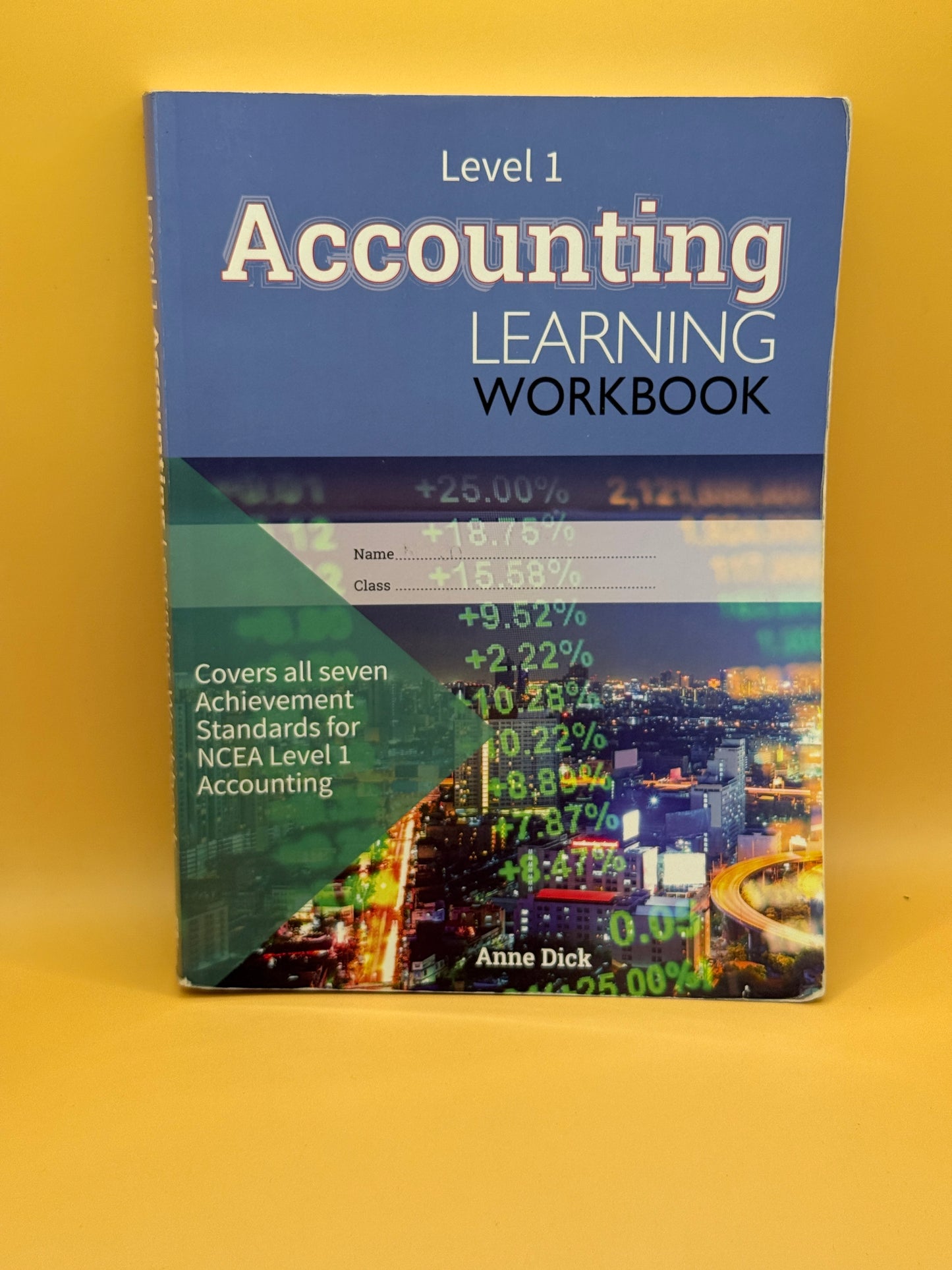 Level 1 Accounting Learning Workbook by Anne Dick