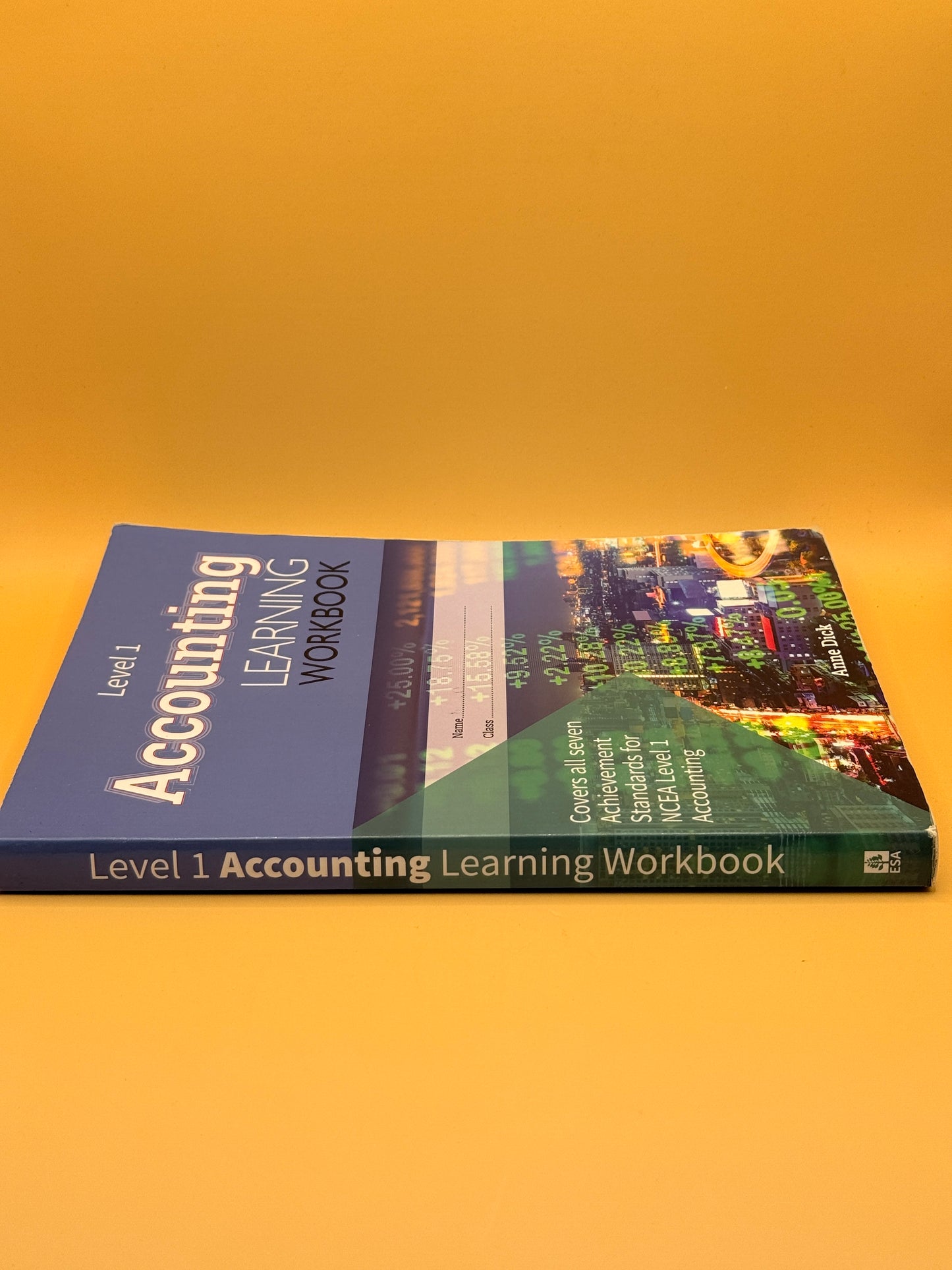 Level 1 Accounting Learning Workbook by Anne Dick