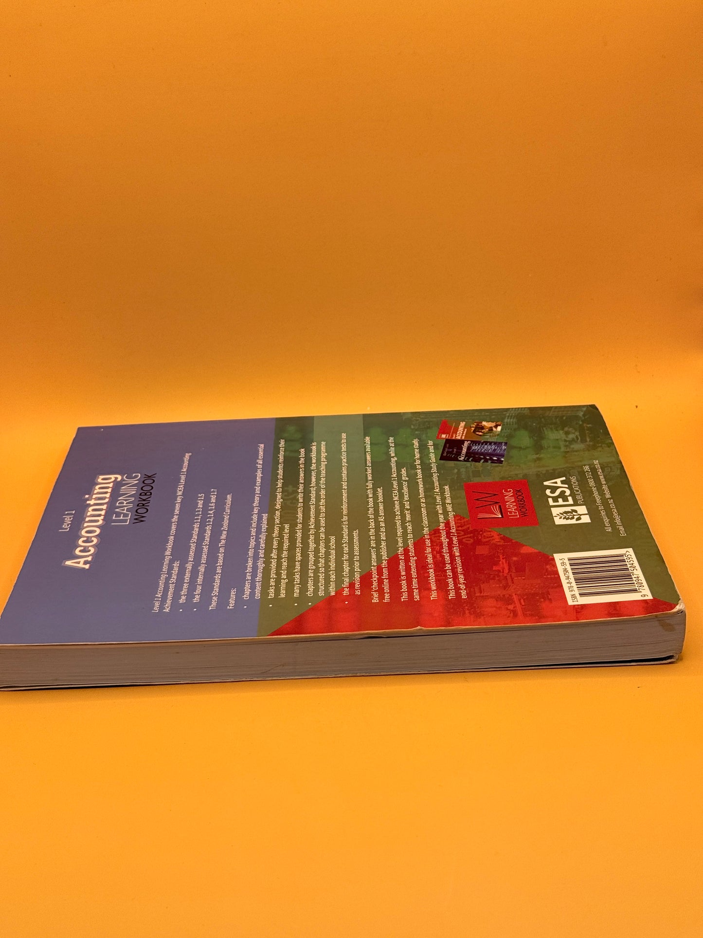 Level 1 Accounting Learning Workbook by Anne Dick