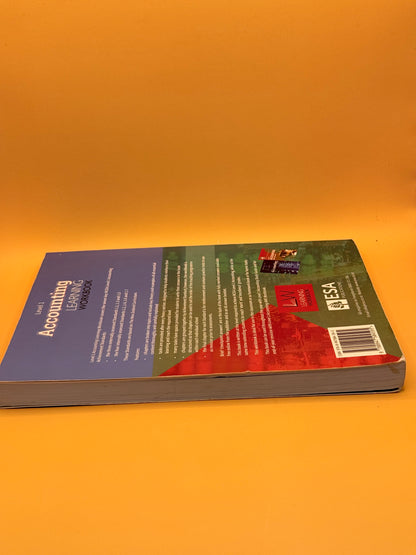 Level 1 Accounting Learning Workbook by Anne Dick