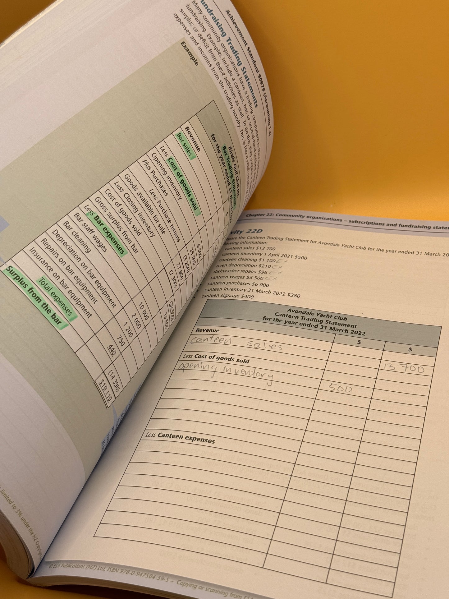 Level 1 Accounting Learning Workbook by Anne Dick