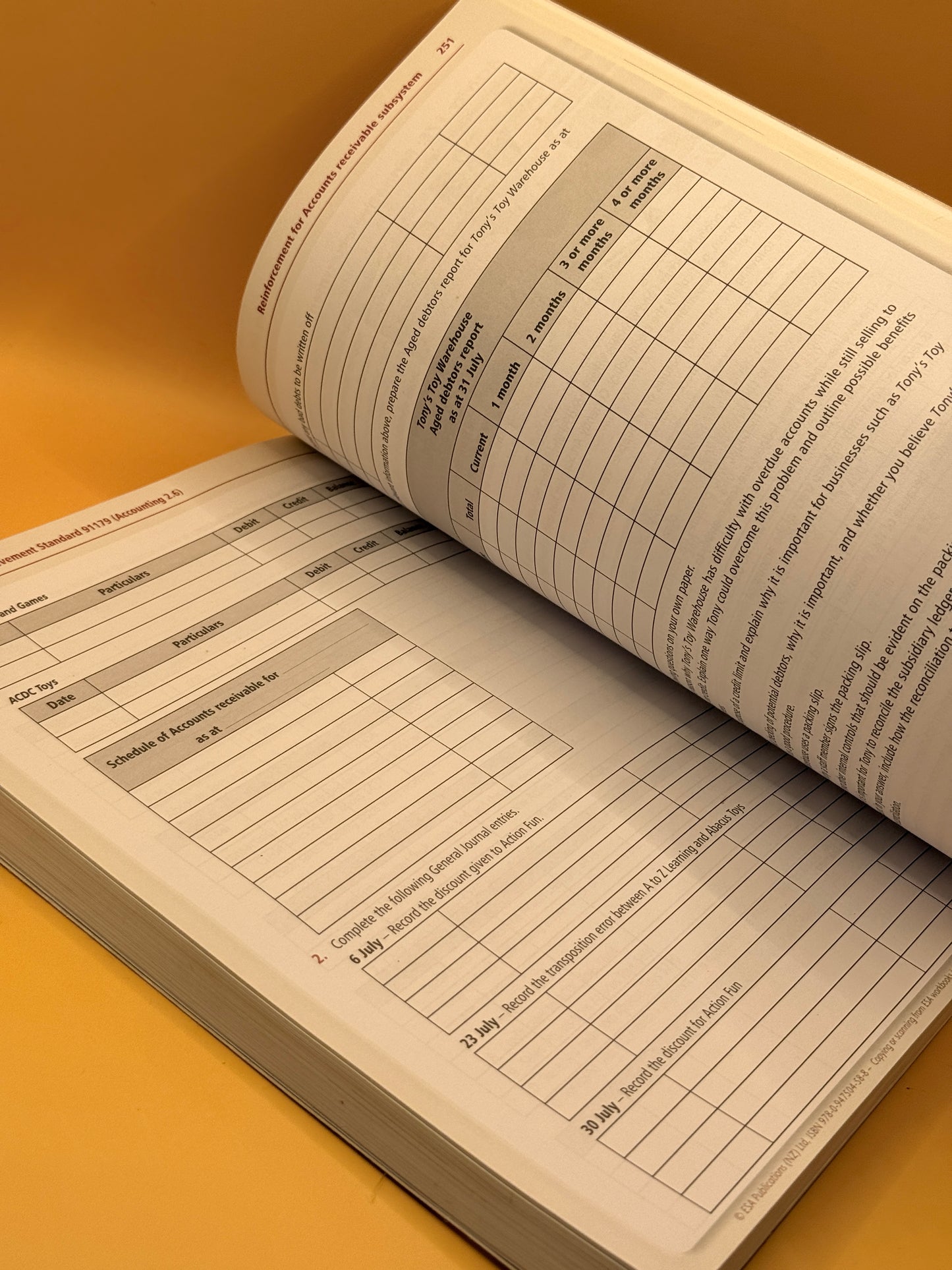 Level 2 Accounting Learning Workbook By Anne Dick