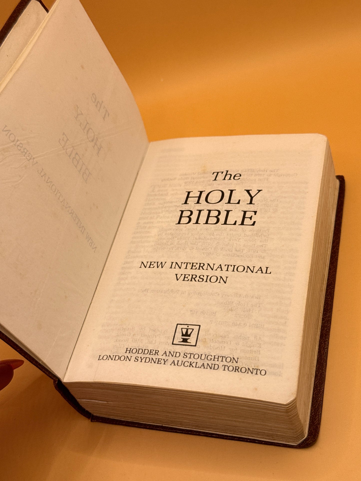 Holy Bible in the New International Version (NIV)
