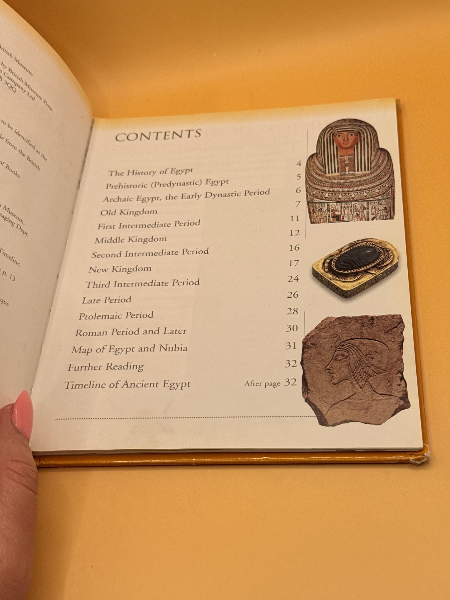 The British Museum Pocket Timeline of Ancient Egypt: Pocket Timeline Series by Helen Strudwick