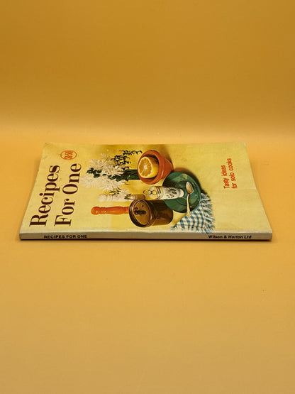 Recipes For One (Vintage)