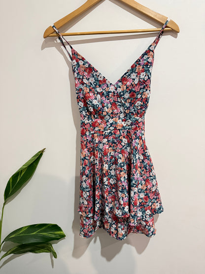 Dotti Floral Print Skater Dress Size 10