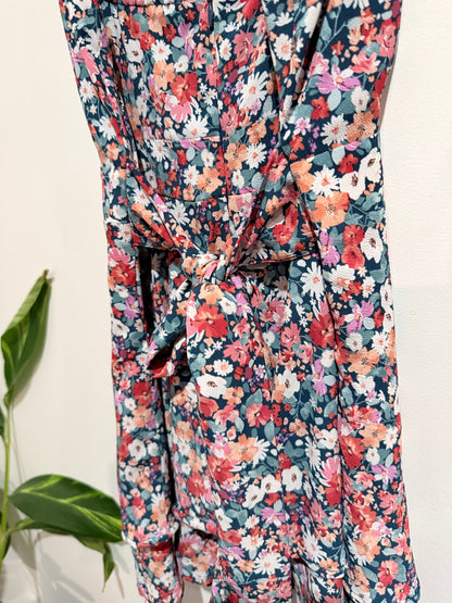 Dotti Floral Print Skater Dress Size 10