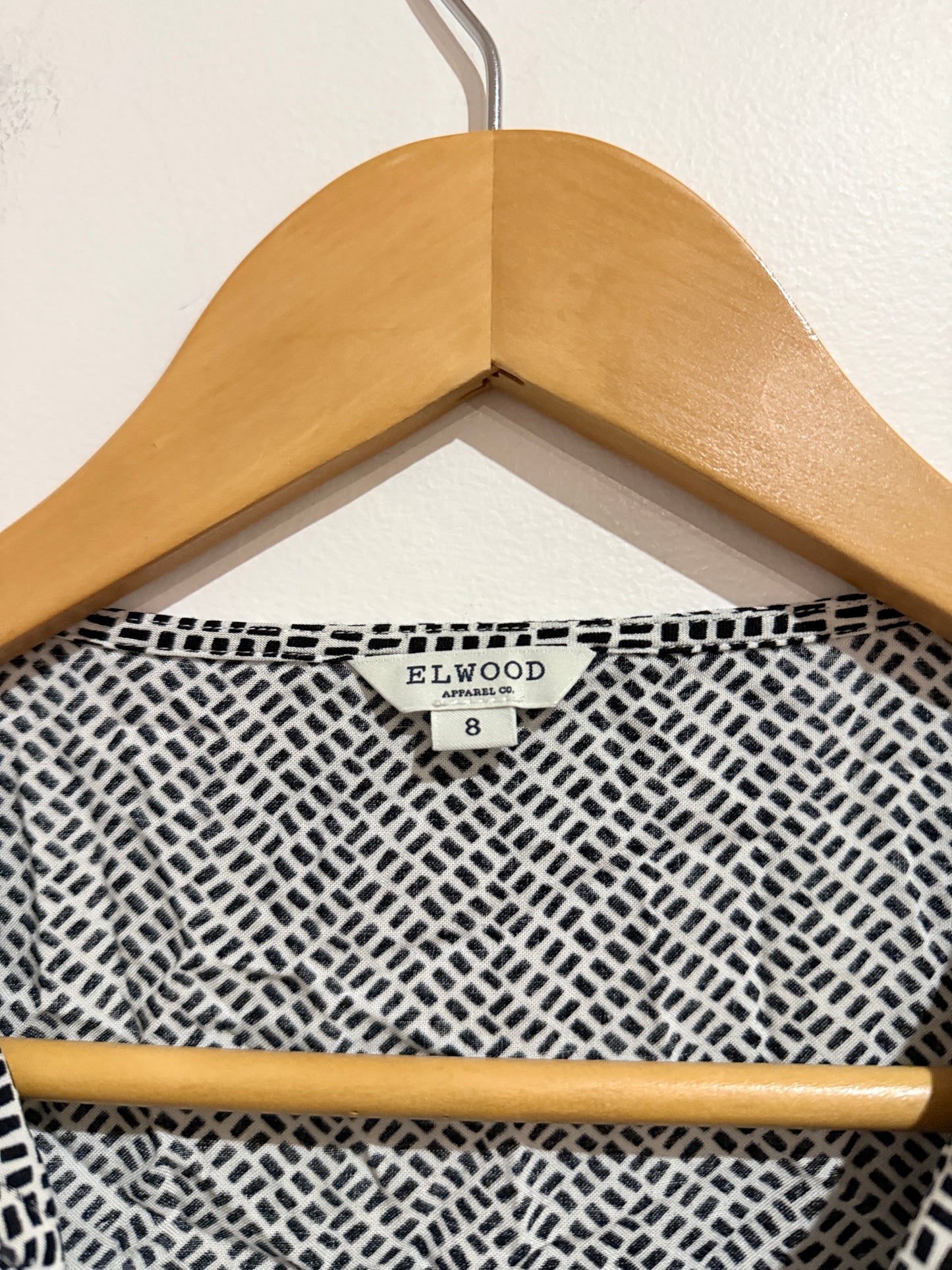 Elwood Chevron Pattern Long Sleeve Shirt Size 8
