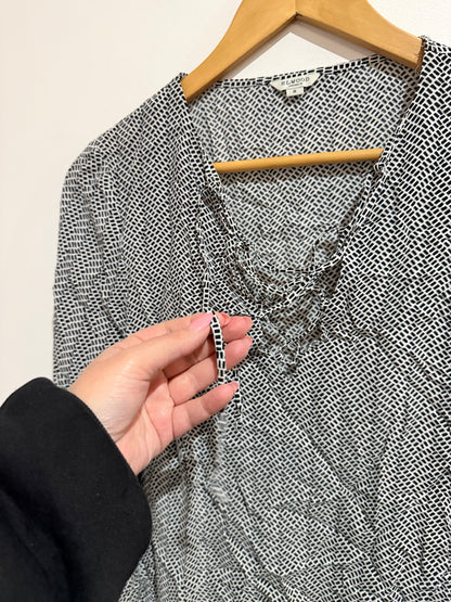 Elwood Chevron Pattern Long Sleeve Shirt Size 8