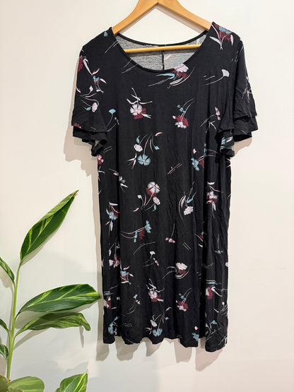 Brand Unknown Short-sleeve Day Dress Size U/Arm to U/Arm 52cm