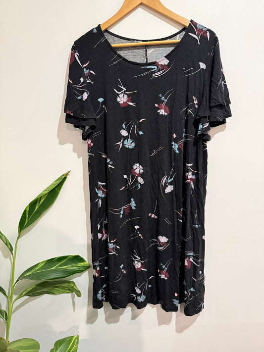 Brand Unknown Short-sleeve Day Dress Size U/Arm to U/Arm 52cm