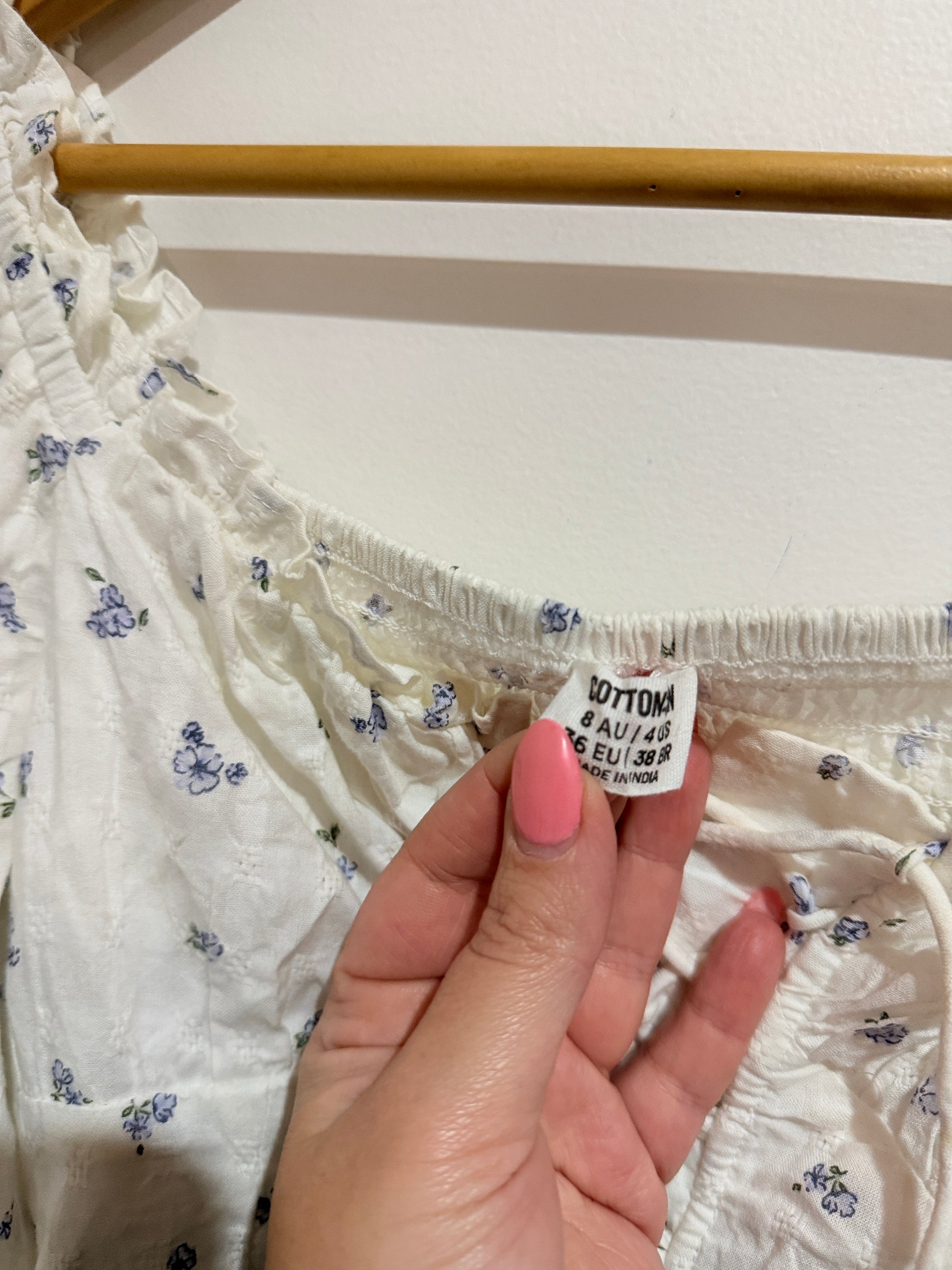 Cotton:on Ditsy Mini Dress Size 8