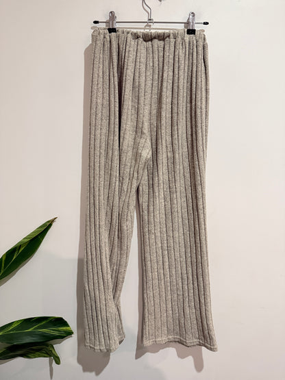 Shein Ribbed Knit Wide-leg Pants Size 12Y