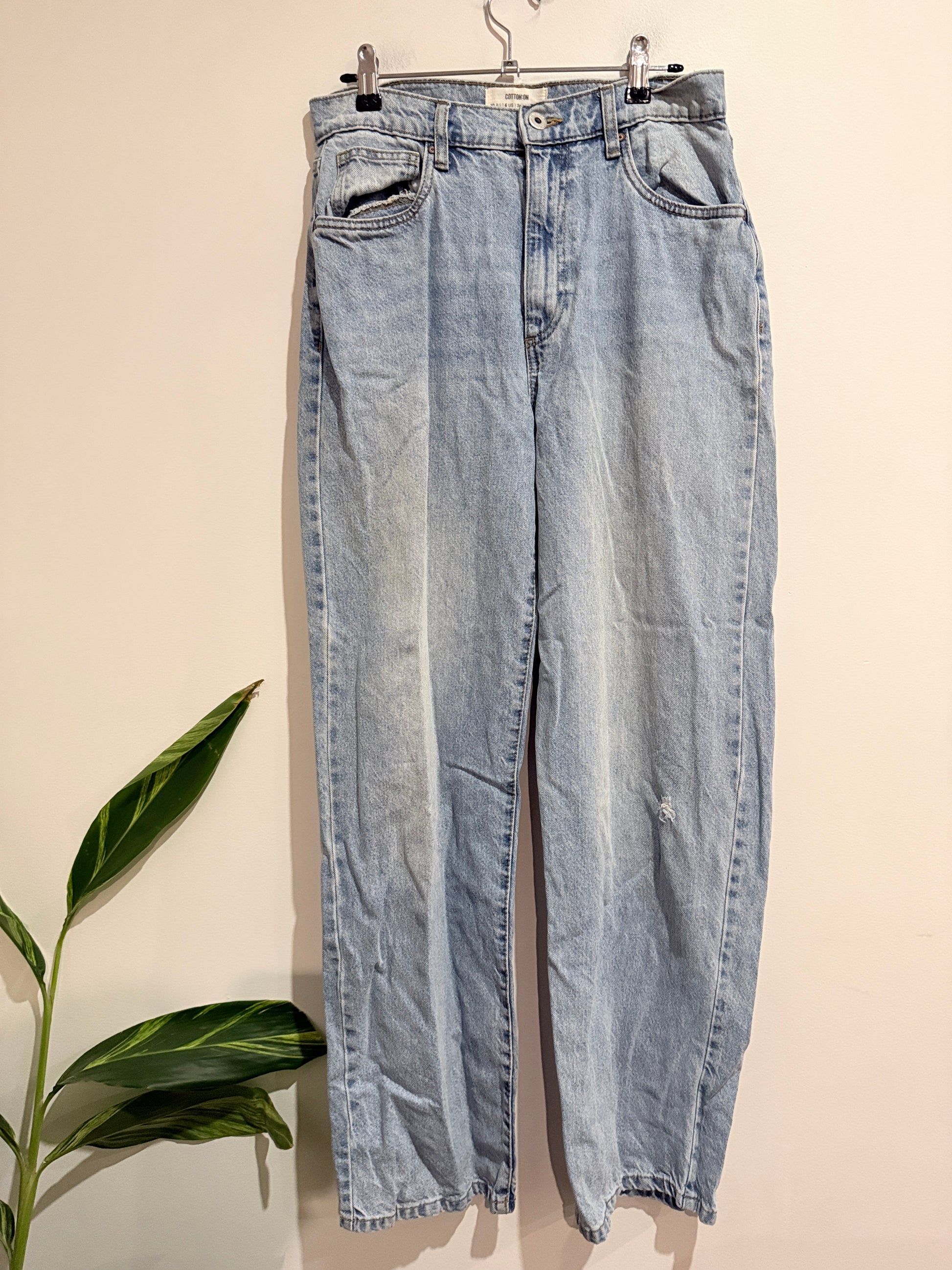 Cotton:on Relaxed-fit Denim Jeans Size 10