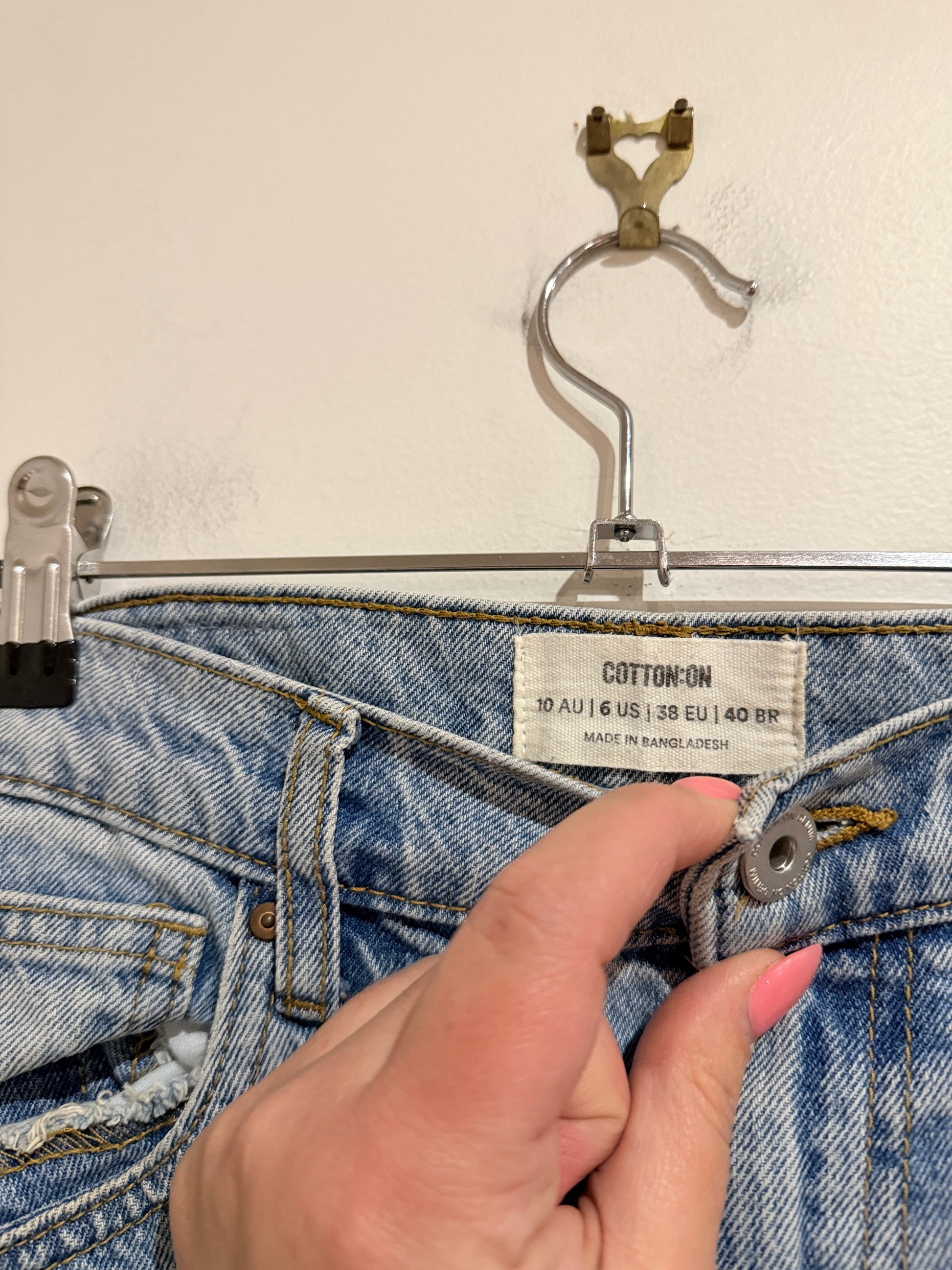 Cotton:on Relaxed-fit Denim Jeans Size 10