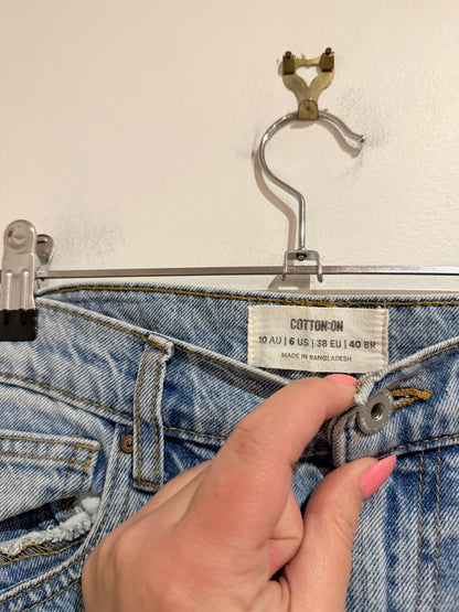 Cotton:on Relaxed-fit Denim Jeans Size 10