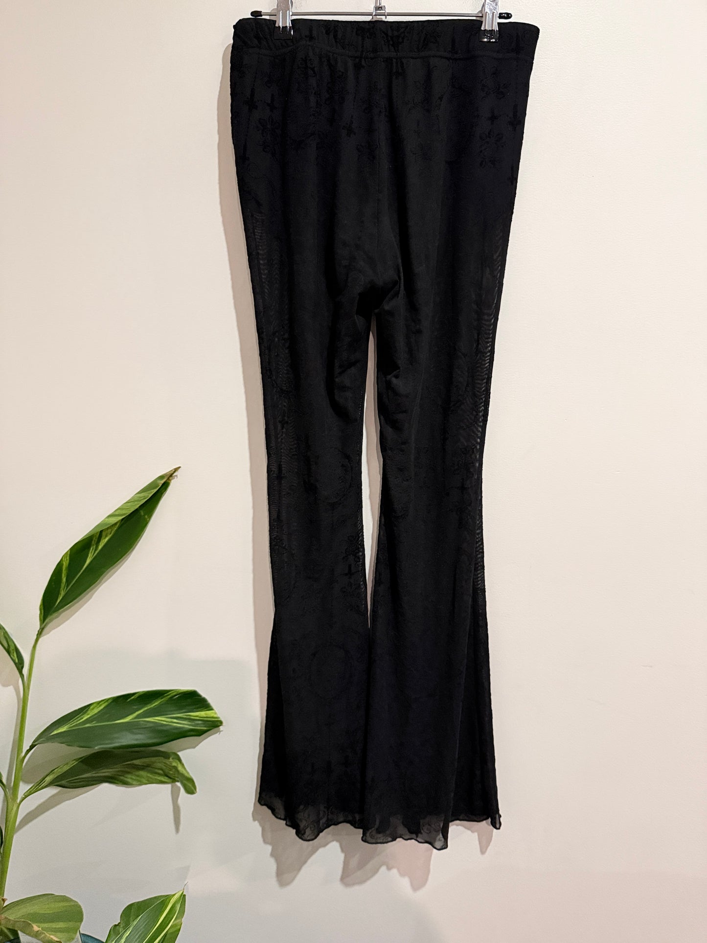 Brand Unknown Lace Flare Pants Size L | Waist 74cm