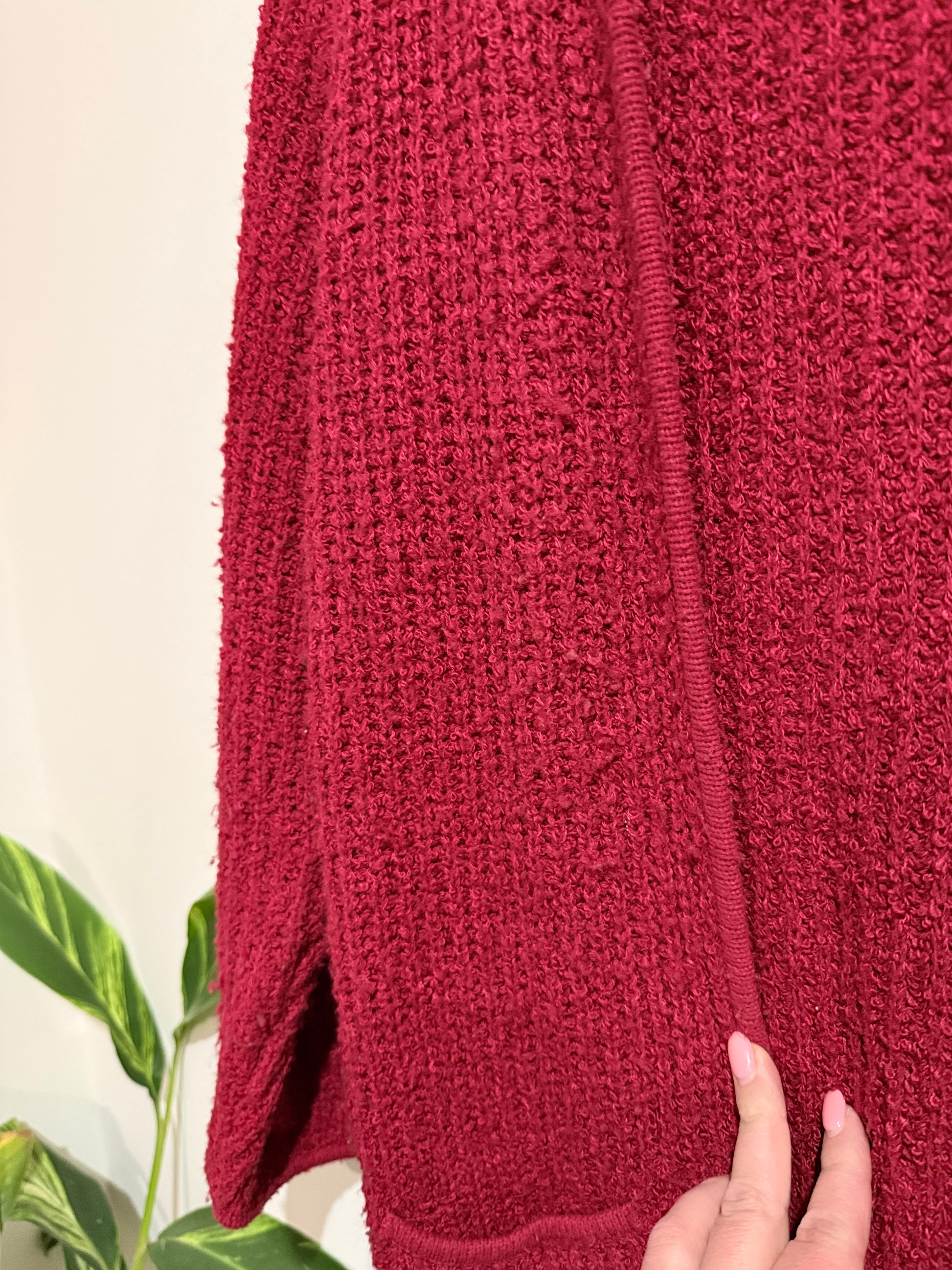 Western Connection Textured Knit Cardigan Size S