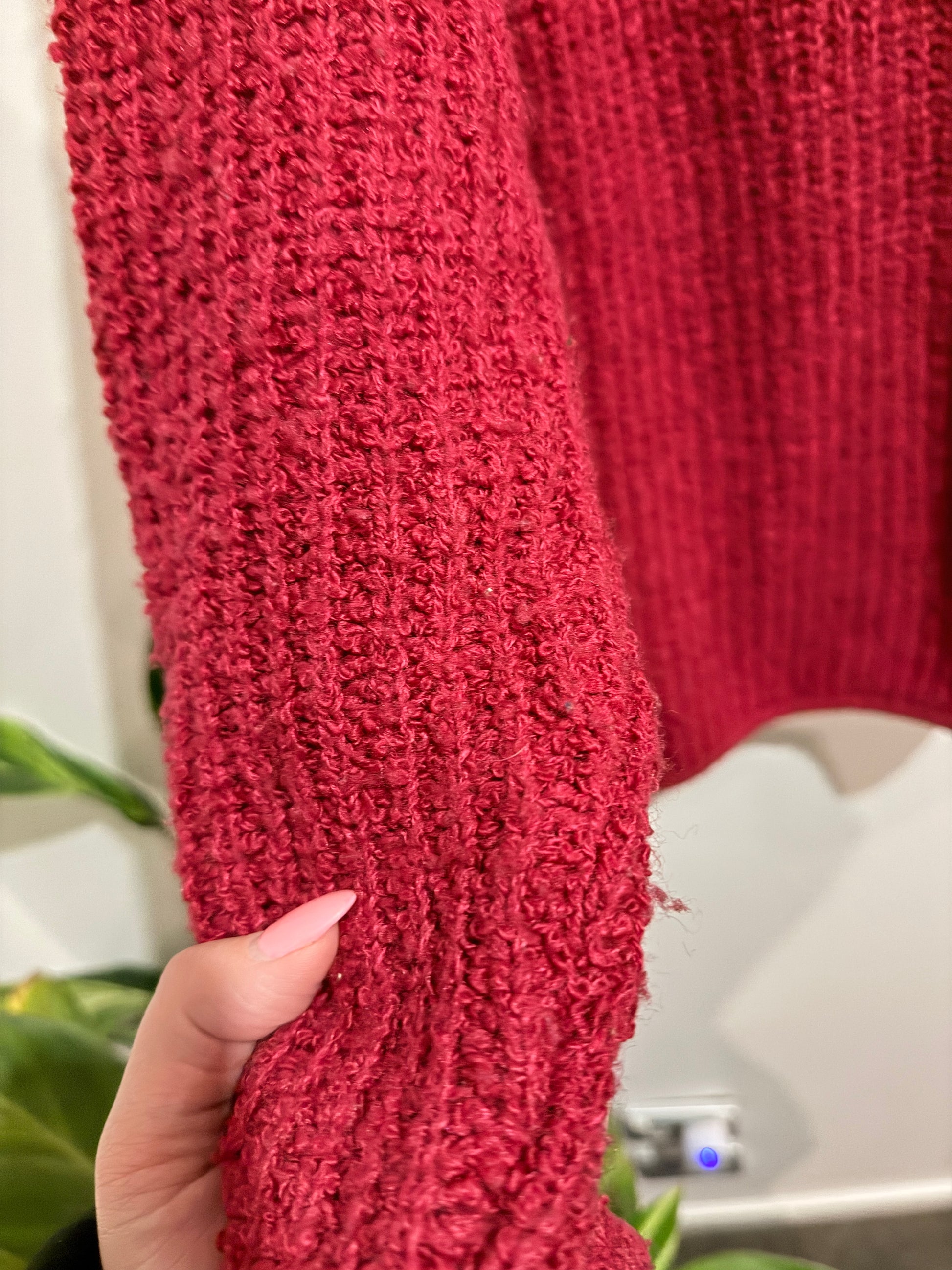 Western Connection Textured Knit Cardigan Size S