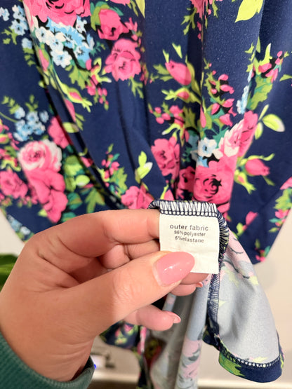 Charlo Floral Print Tunic Dress Size 16